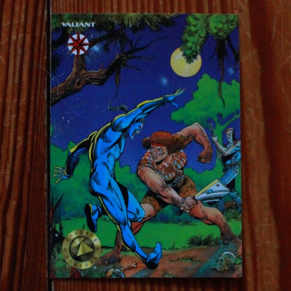 Vintage Upper Deck 1993 "Valiant" Trading Card
